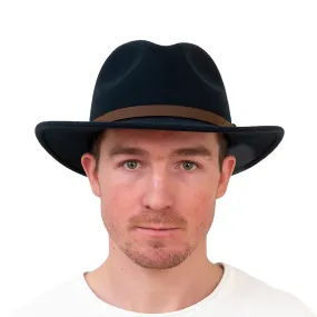 Wool Felt Hat, Navy