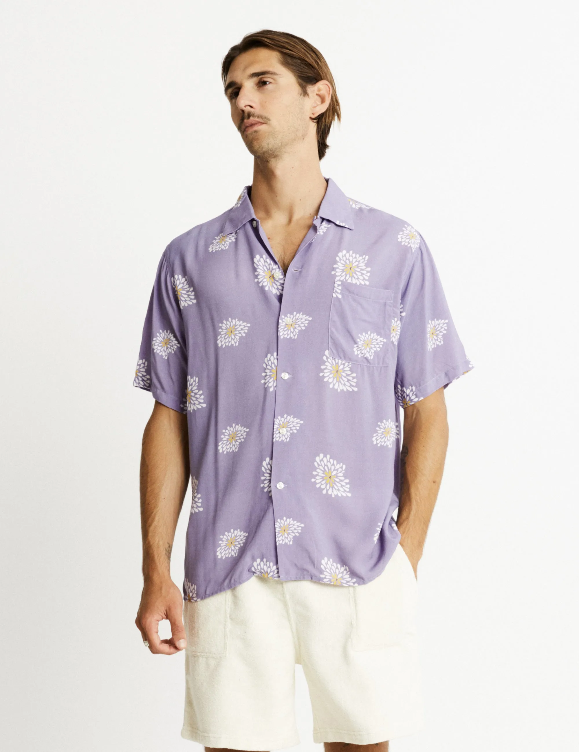Zed Bowler Shirt - Light Violet