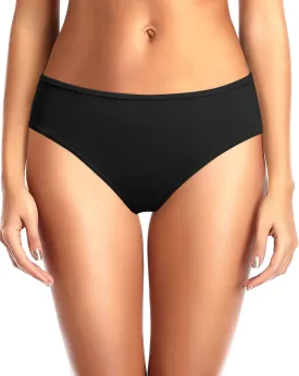 Zmart Women Standard Strappy Bikini Bottoms Full Coverage Bathing Suit Cutout Swim Low Rise Swimsuit Bottom